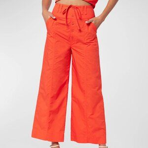NWT Joie Mara Vibrant Red Spring Pants size S